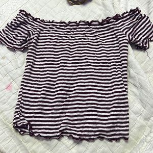 Ambience striped crop top